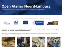 Tablet Screenshot of openatelier.be